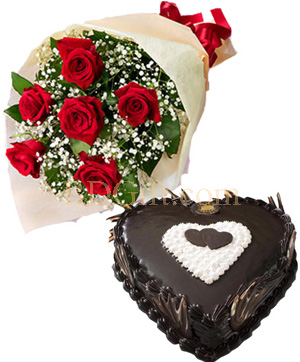Cake W/ Flower