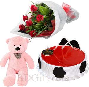 Rose W/ Cake