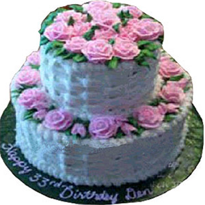 (71) Yummy Yummy- 6.6 pounds Vanilla 2 Step cake