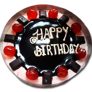 (08)Cooper's - Half kg Black Forest Round Cake