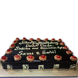 (001) Hot- 8 Pounds black forest cake