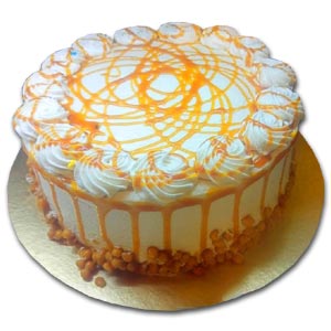 (01) Half kg Butterscotch Caramel Cake