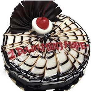 (22) Hot-  2 Pounds Special Black Forest Round Cake