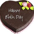 (31)  2.2 Pounds Chocolate Heart Cake