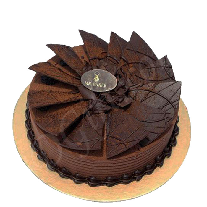 Mr. Baker - 2 Pounds Chocolate Degert Round Cake