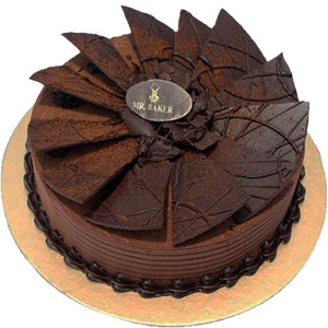 (08) Mr. Baker - Half kg Chocolate Degert Round Cake
