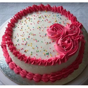 Swiss - 4.4 pounds Special Vanilla round cake