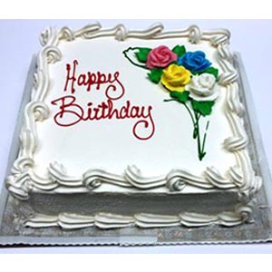 Swiss - 3.3 Pounds Vanilla Square Cake