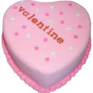 (03) 2.2 Pounds Vanilla Heart Cake
