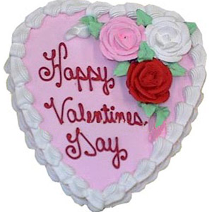 (10) 2.2 Pounds Vanilla Heart Cake