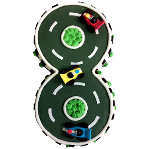 4kg Racing track cake