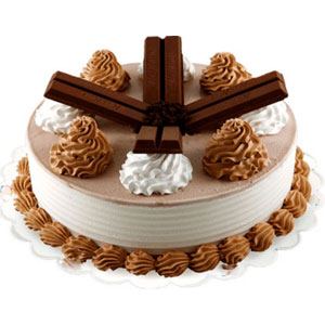 1 Pound Chocolate Kitkat Round Cake
