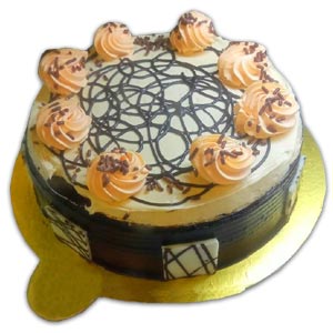 (02) Hot- 2 Pounds Black Forest Round Cake