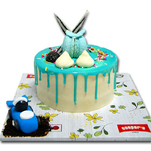 (09) Cooper's - 1 Pound Assorted Drip cake