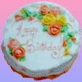 (88) Yummy Yummy - 2.2 pounds vanilla round shape cake