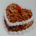 (33) 3.3 Pounds black forest Heart Cake