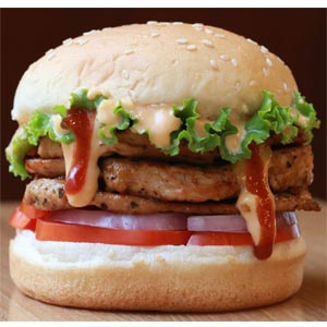 (06) Beef Somky BBQ Cheese Burger 