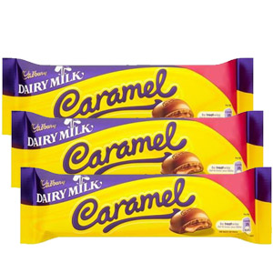 (02) Caramel Chocolate - 3 Bars