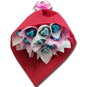 Heart Shaped Chocolate Bouquet