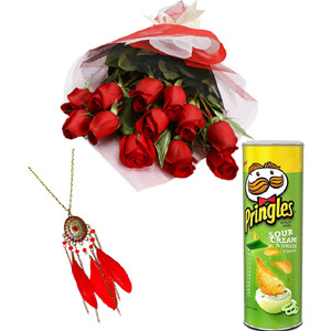 (0009) Roses with chips and neck less