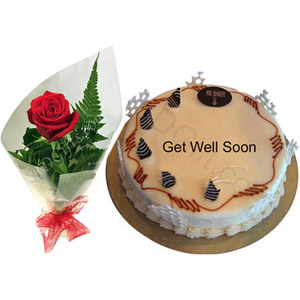 Rose W/ Cake