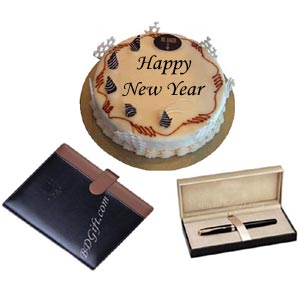 Cake W/ Diary & Pen