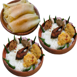 Panta ilish W/ pitha for 2 person