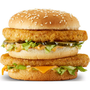 Double The Chicken Burger