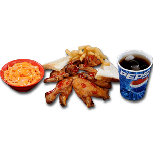 Western Grill - Hot Chicken Wings Meal