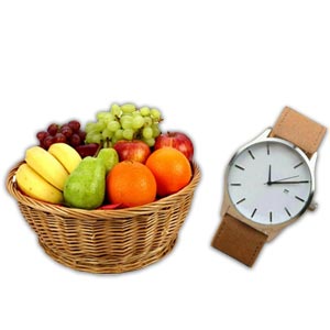 (07) Fruit Basket W/ Watch