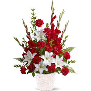 (03) Mixed flower in Basket