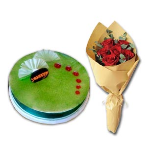 (14)Yummy Yummy's Cake with Roses