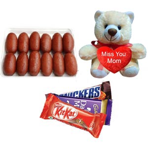 Kalojam With Teddy bear & chocolates