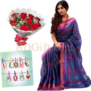(06) Sharee W/ Rose & Card