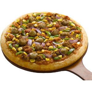 Family size Triple chicken feast Pizza