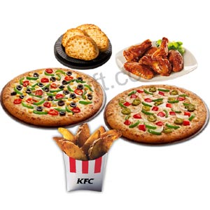 Variety meal From Pizza Hut