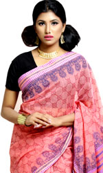 (0001) Half Silk Sharee