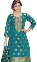 (30) Silk Salwar Kameez 