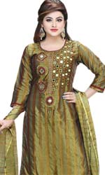 (34) Silk salwar kameez