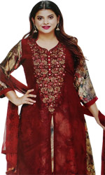 Silk Salwar Kameez 