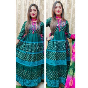 (09) 2 Piece Cotton Dress