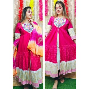 (12) 2 Piece Cotton Dress