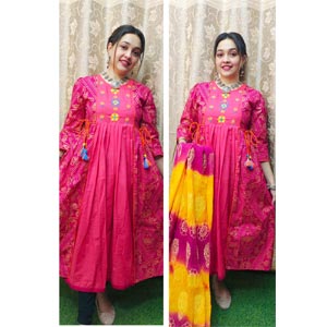 (16) 2 Piece Cotton Dress