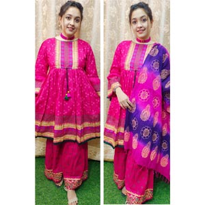 (22) 3 Piece Cotton Dress