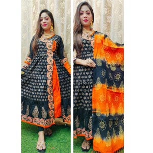 (05) 2 Piece Cotton Dress
