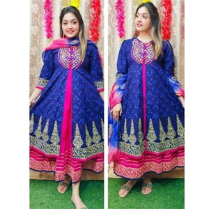 (08) 2 Piece Cotton Dress