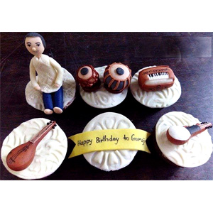 Song lover cupcake