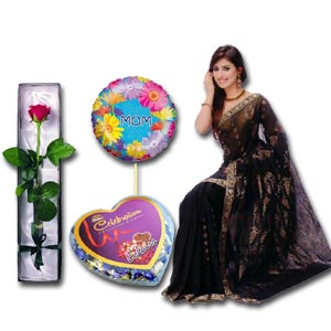 (18) Sharee W/ Chocolate, Rose & Balloon