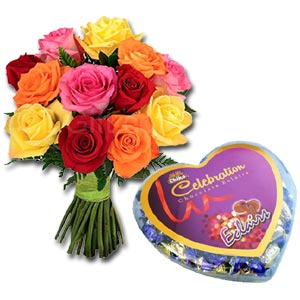  Flowers W/ Chocolates