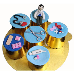 Doctor Themed Cupcakes